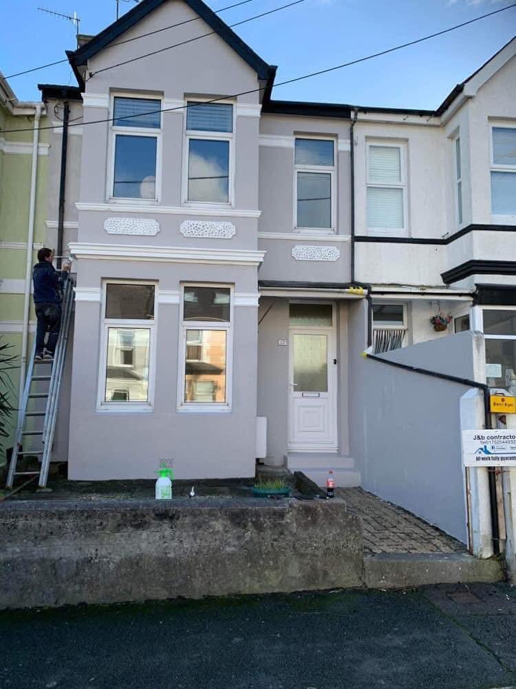 Completed roof replacement project in Camborne