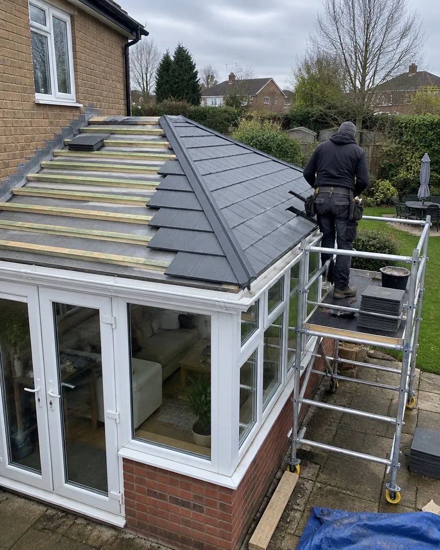 Conservatory roof replacement in Camborne