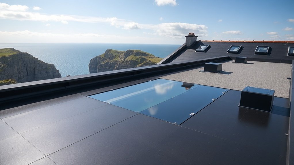 Flat roof installation in Camborne