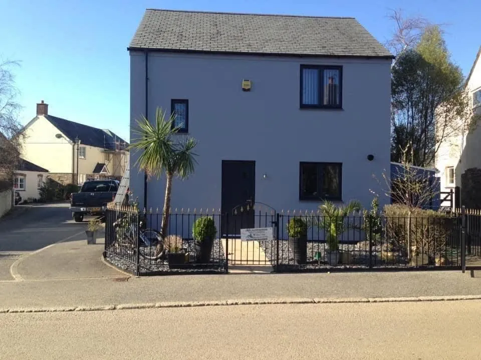 Finished exterior painting and roofline work in Camborne